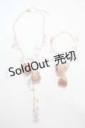 axes femme / 薔薇×パールブレスレット  ゴールド Y-25-03-10-030-AX-AC-SZ-ZY