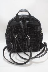 画像2: 【SALE】Ank Rouge / ツイードリュック  黒 Y-25-03-10-039-CA-BG-SZ-ZT274 (2)