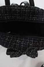画像4: 【SALE】Ank Rouge / ツイードリュック  黒 Y-25-03-10-039-CA-BG-SZ-ZT274 (4)