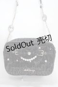 Ank Rouge / ツイードフリルBag  黒 Y-25-03-10-040-CA-BG-SZ-ZY