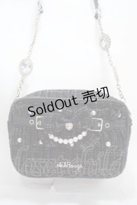 Ank Rouge / ツイードフリルBag  黒 Y-25-03-10-040-CA-BG-SZ-ZY