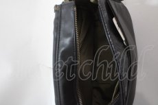画像3: OZZ ANGELO / 刺繍入ステッチショルダーバッグ  黒 Y-25-03-10-041-OO-BG-SZ-ZTK018 (3)