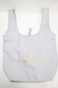Maison de FLEUR / エコバッグ＆ミニミニリボントート  サックス Y-25-03-10-047-LO-BG-SZ-ZT-K016