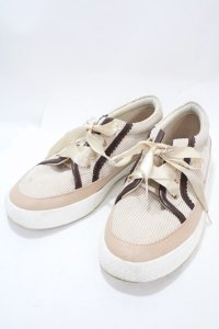 axes femme / コーデュロイスニーカー L ベージュ Y-25-03-10-049-AX-SH-SZ-ZT-K022