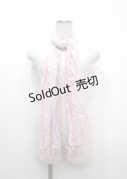 画像1: axes femme / グラデーションストール  ピンク Y-25-03-11-001-AX-ZA-SZ-ZY