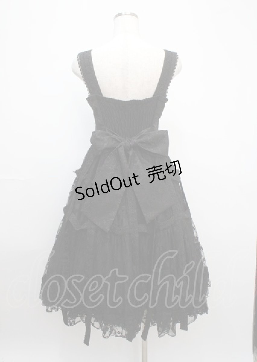 画像2: h.NAOTO / Rose Bird Cage Dress  黒 Y-25-03-11-046-HN-OP-SZ-ZY (2)