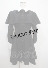 MIHO MATSUDA / ワンピース・バドナ  黒 Y-25-03-11-053-GO-OP-SZ-ZY