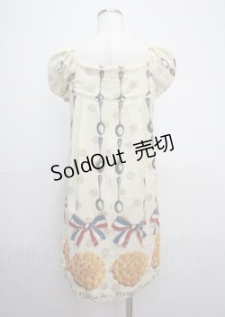 画像2: Emily Temple cute / ビスケットプリントワンピース  クリーム Y-25-03-11-057-ET-OP-SZ-ZY