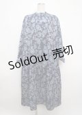 axes femme NOSTALGIE / ペイズリー×ドット柄ワンピース F ブルー Y-25-03-11-059-AX-OP-SZ-ZY