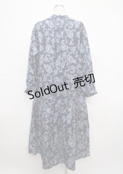 画像2: axes femme NOSTALGIE / ペイズリー×ドット柄ワンピース F ブルー Y-25-03-11-059-AX-OP-SZ-ZY