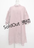 axes femme POETIQUE /ストライプ切替シャツワンピース M ピンク Y-25-03-11-063-AX-OP-SZ-ZS