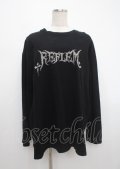 REFLEM / ロゴラインストーンTEE  黒 Y-25-03-11-009-PU-TO-SZ-ZY