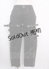 DimMoire / PUNKボンテージパンツ M ブラック Y-25-03-11-072-PU-PA-SZ-ZS
