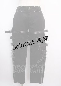 DimMoire / PUNKボンテージパンツ M ブラック Y-25-03-11-072-PU-PA-SZ-ZS
