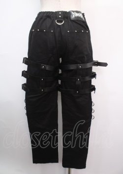 画像2: DimMoire / PUNKボンテージパンツ M ブラック Y-25-03-11-072-PU-PA-SZ-ZY