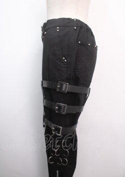 画像3: DimMoire / PUNKボンテージパンツ M ブラック Y-25-03-11-072-PU-PA-SZ-ZY
