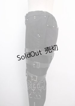 画像3: DimMoire / PUNKボンテージパンツ M ブラック Y-25-03-11-072-PU-PA-SZ-ZS