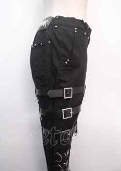 画像4: DimMoire / PUNKボンテージパンツ M ブラック Y-25-03-11-072-PU-PA-SZ-ZY