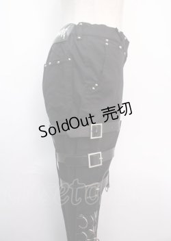 画像4: DimMoire / PUNKボンテージパンツ M ブラック Y-25-03-11-072-PU-PA-SZ-ZS
