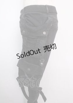 画像3: Ozz Croce / ポケット付きパンツ  黒 Y-25-03-11-073-OO-PA-SZ-ZY