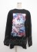 画像1: TRAVAS TOKYO / Glutton cat L/S tee F ブラック Y-25-03-11-012-PU-TO-SZ-ZY (1)