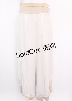 画像2: Ozz oneste / 和チャイナワイドパンツ  オフ×イエロー Y-25-03-11-083-OO-PA-SZ-ZY