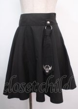 PEACE NOW / ネクタイ飾り付スカート M 黒 Y-25-03-11-085-PU-SK-SZ-ZY