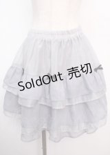 axes femme POETIQUE / プチリボンティアードミニスカート M グレー Y-25-03-11-088-AX-SK-SZ-OS