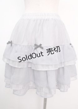 画像2: axes femme POETIQUE / プチリボンティアードミニスカート M グレー Y-25-03-11-088-AX-SK-SZ-OS