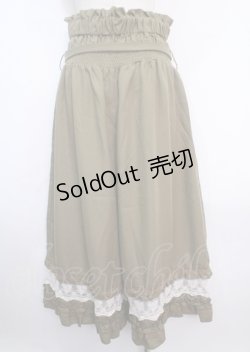 画像2: axes femme / 2WAYガウチョパンツ F カーキ Y-25-03-11-091-AX-PA-SZ-ZY