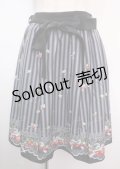 axes femme POETIQUE / ストロベリーリボンスカート M 黒 Y-25-03-11-092-AX-SK-SZ-OS