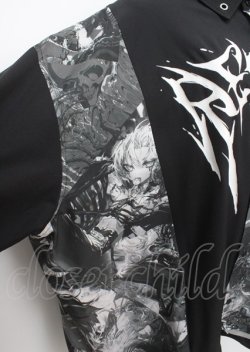 画像3: REFLEM / murakaruki コラボプリントワイドシャツ F ブラック Y-25-03-11-015-PU-TS-SZ-ZY