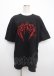 画像1: REFLEM / ラインストーンロゴ半袖Tシャツ F ブラック×レッド Y-25-03-11-016-PU-TO-SZ-ZY (1)