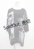 REFLEM / ランダムキャプチャースーパーBIGTシャツ F ブラック Y-25-03-11-017-PU-TS-SZ-ZY