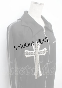 画像3: MAD / 蝙蝠襟ロングパーカー  黒 Y-25-03-11-018-PU-TO-SZ-ZY
