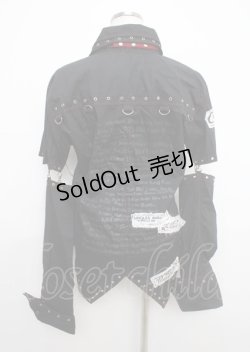 画像2: REACH / セパレートシャツ F 黒 Y-25-03-11-019-PU-BL-SZ-ZY