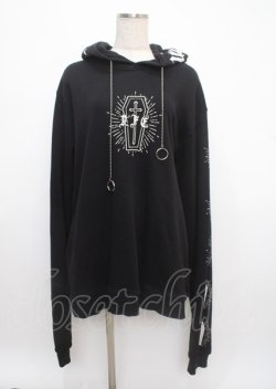 画像1: REFLEM / ロングスリーブチェーンパーカー F ブラック Y-25-03-11-023-PU-TO-SZ-ZT315