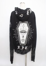 画像2: 【SALE】REFLEM / ロングスリーブチェーンパーカー F ブラック Y-25-03-11-023-PU-TO-SZ-ZT315 (2)