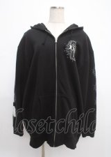 REFLEM / ホログラムプリントZIPパーカー F ブラック Y-25-03-11-025-PU-TO-SZ-ZT272