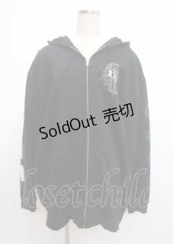 画像1: REFLEM / ホログラムプリントZIPパーカー F ブラック Y-25-03-11-025-PU-TO-SZ-ZT272
