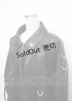 画像3: REFLEM / PUレザーシャツブルゾン F ブラック Y-25-03-11-030-PU-BL-SZ-ZY