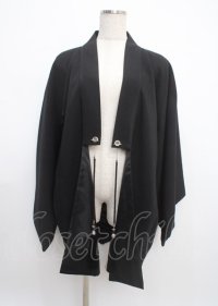 ililil / 【呑尾蛇蓮華】着物風羽織り F ブラック Y-25-03-11-032-PU-JA-SZ-ZY