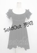 Katie / ヨークカットワンピース  黒 Y-25-03-11-036-LO-OP-SZ-ZY