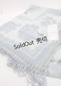 画像2: axes femme / スカーフ柄JQ大判ストール  グリーン Y-25-03-11-005-AX-ZA-SZ-ZY