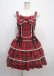 画像1: Angelic Pretty / Fancyタータンチェックジャンパースカート  赤 Y-25-03-11-039-AP-OP-SZ-ZY (1)
