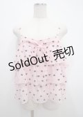 MILK / ハートシフォンフリルキャミトップス  ピンク Y-25-03-11-006-ML-TO-SZ-ZY