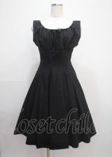 EXCENTRIQUE / Chelseaコルセットワンピース  黒 Y-25-03-11-044-EL-OP-SZ-ZY
