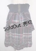 axes femme / チェックスカート M 紺 Y-25-03-14-062-AX-SK-SZ-ZT276