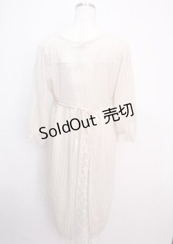 画像2: axes femme / レース重ねロングカーディガン M キナリ Y-25-03-14-065-AX-TO-SZ-OS
