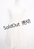 axes femme POETIQUE / アシメプリーツレースワンピース M 生成り Y-25-03-14-073-AX-OP-SZ-OS